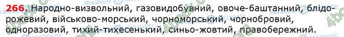 ГДЗ Українська мова 6 клас сторінка 266